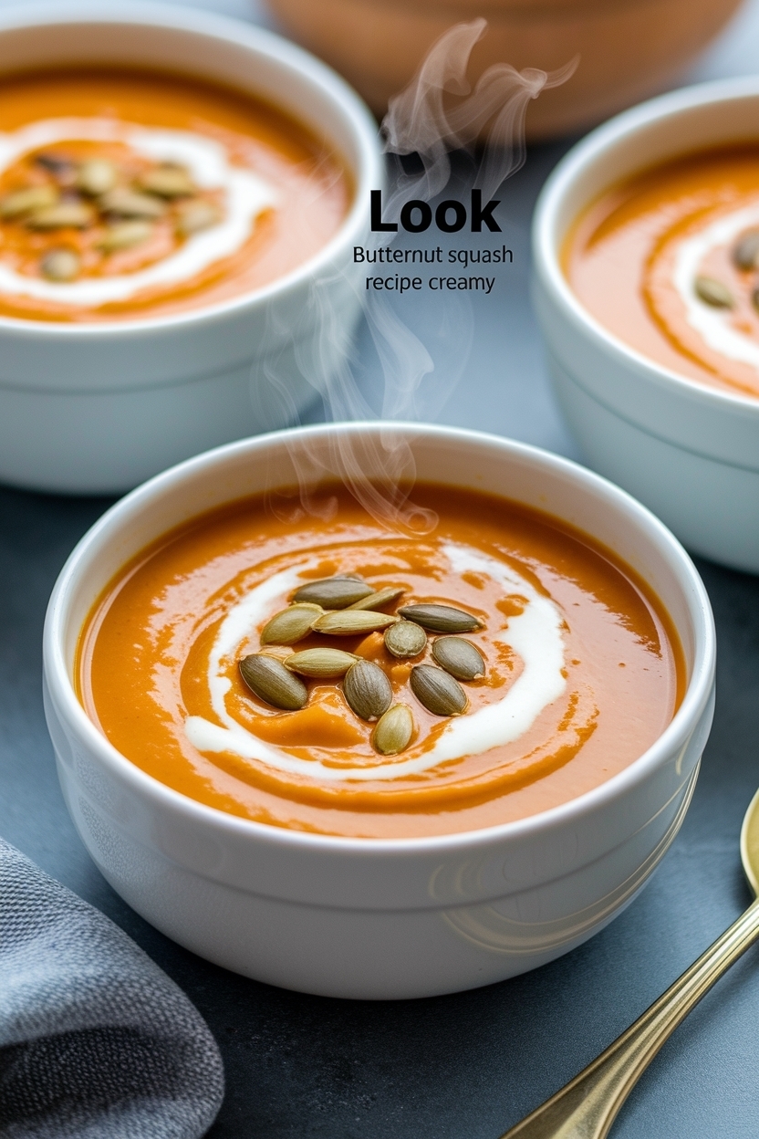butternut squash soup recipe creamy