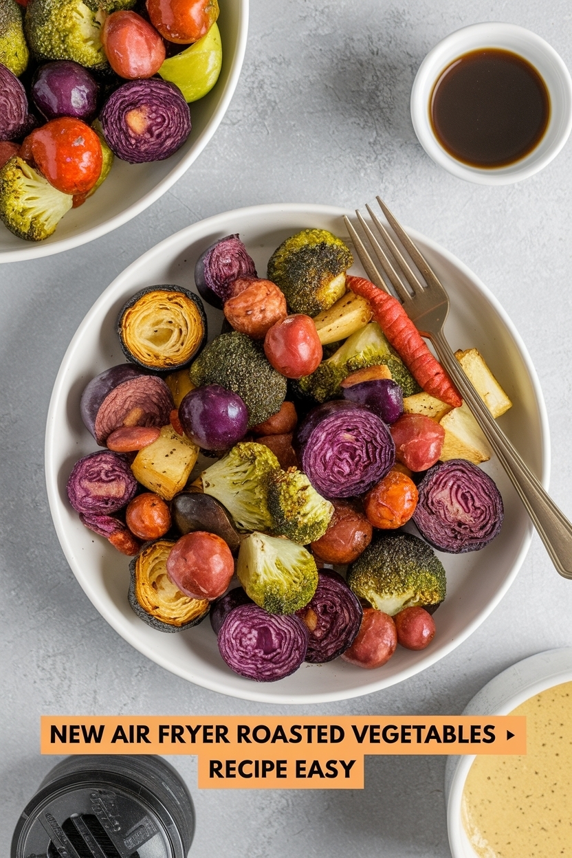 air fryer roasted vegetables recipe easy