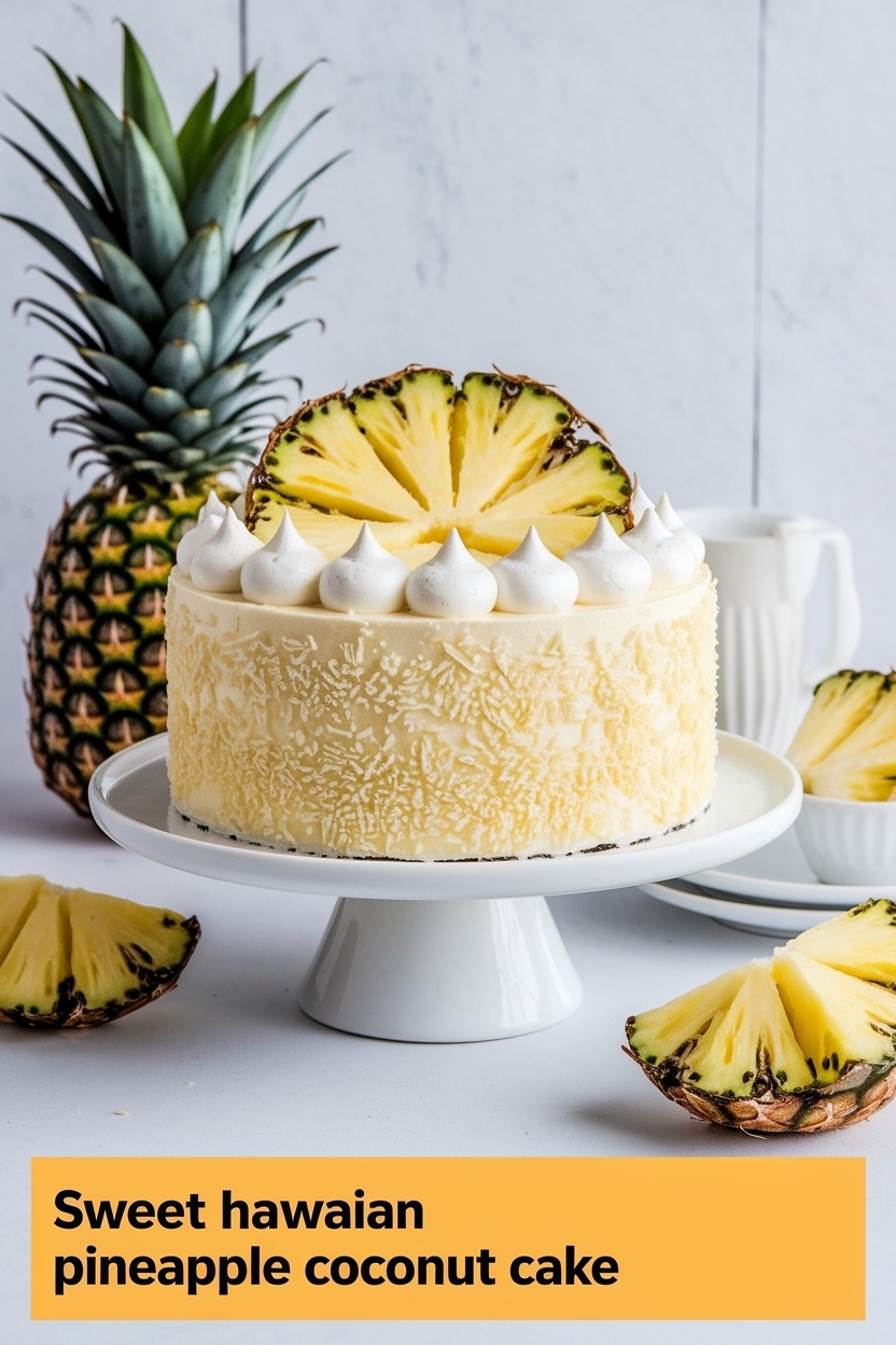 hawaiian pineapple coconut cake