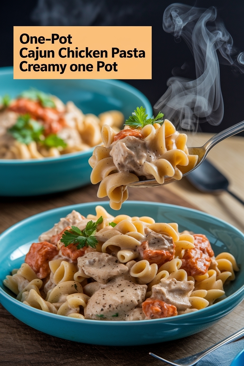 cajun chicken pasta creamy one pot