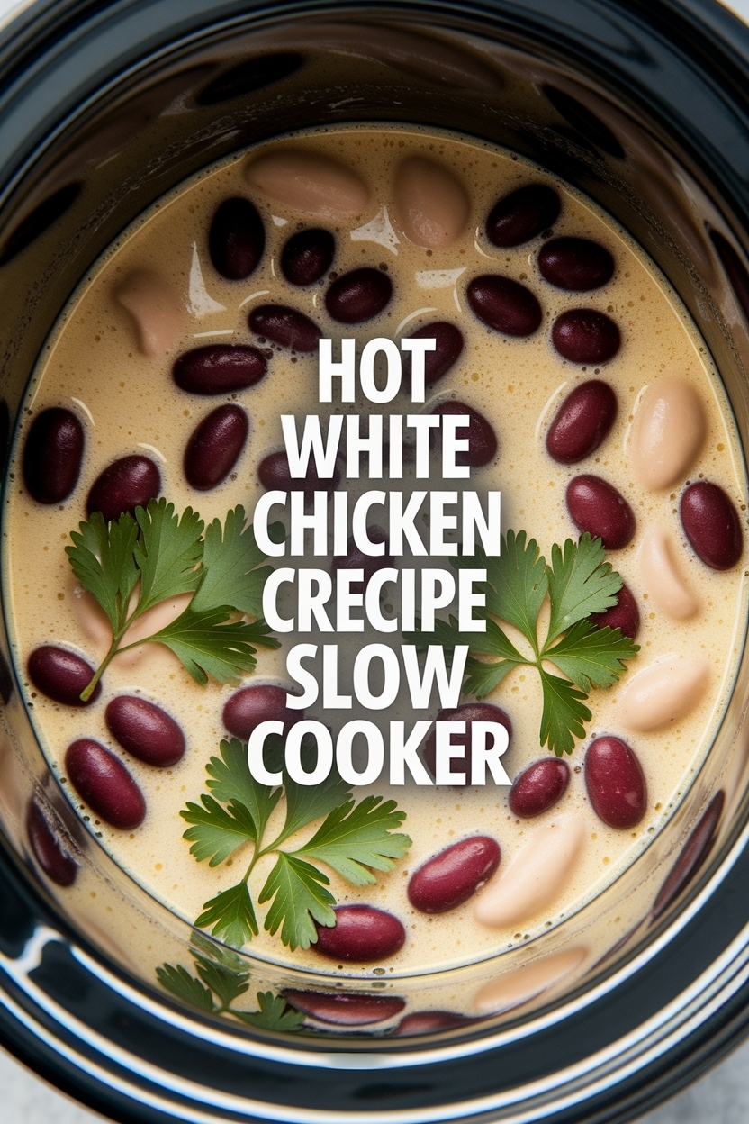 white chicken chili recipe slow cooker