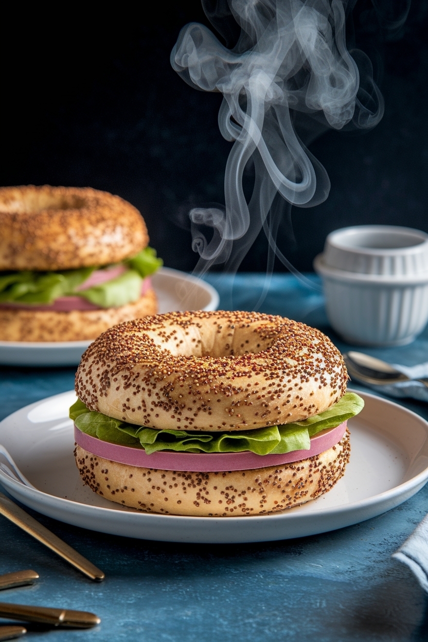 air fryer chickpeas everything bagel seasoning