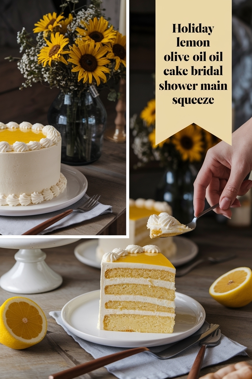 lemon olive oil cake bridal shower main squeeze