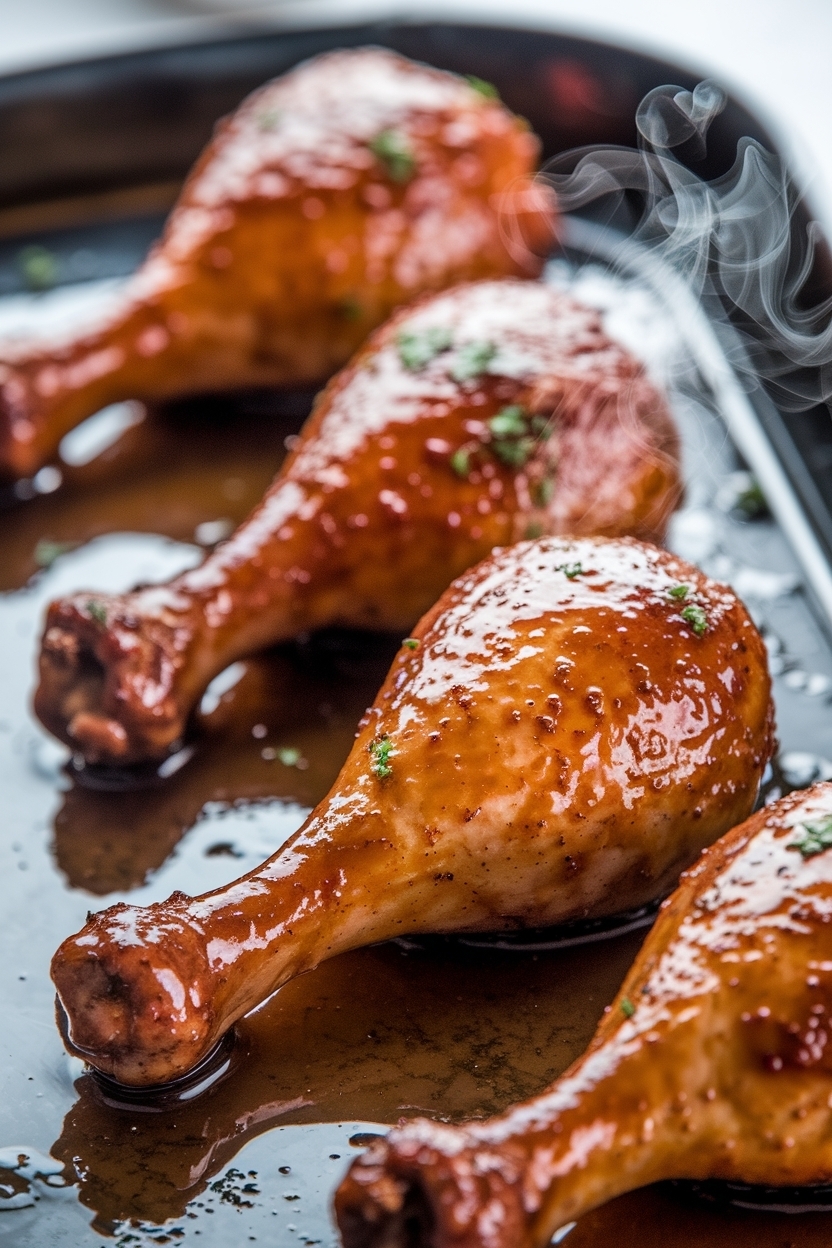 honey garlic chicken drumsticks baked 400