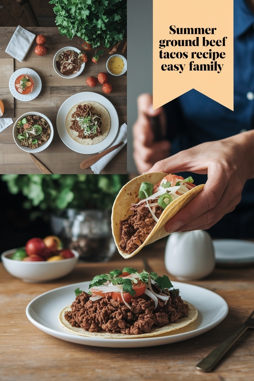 ground beef tacos recipe easy family