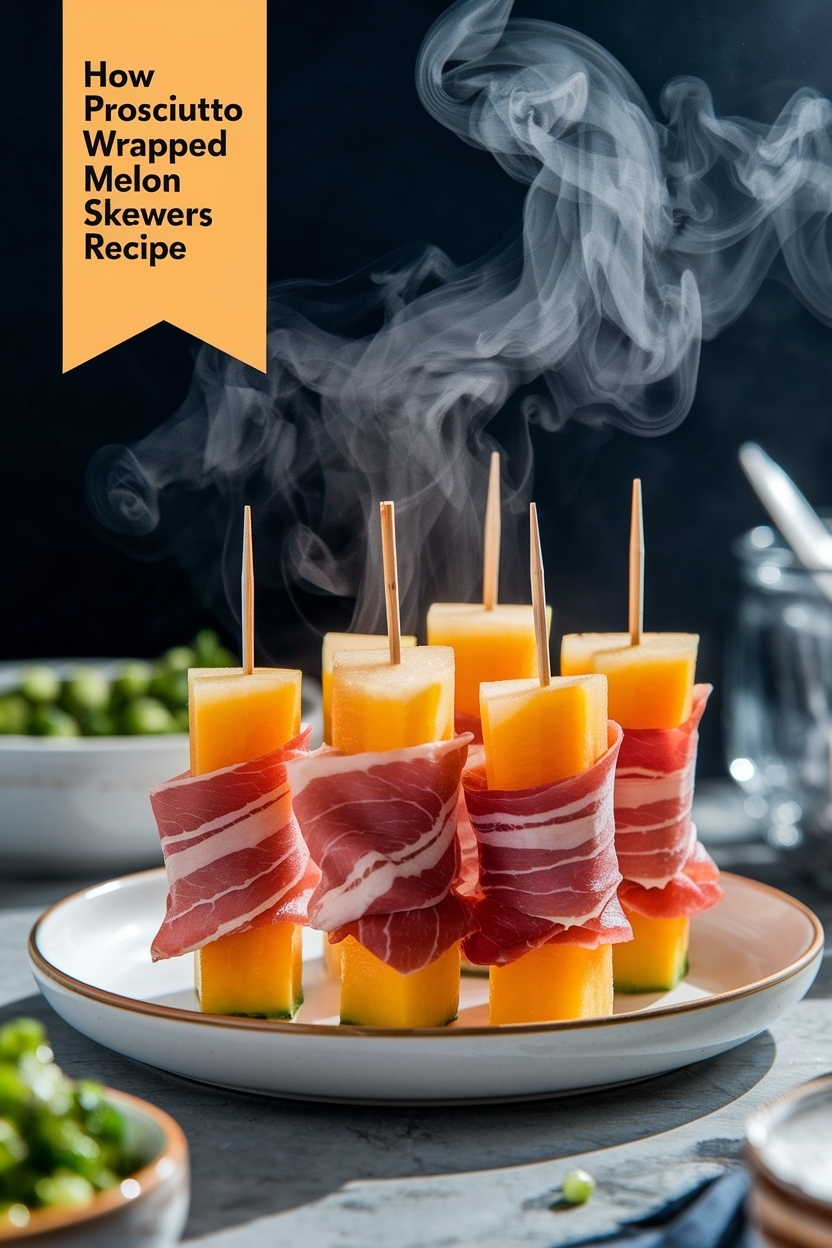 prosciutto wrapped melon skewers recipe