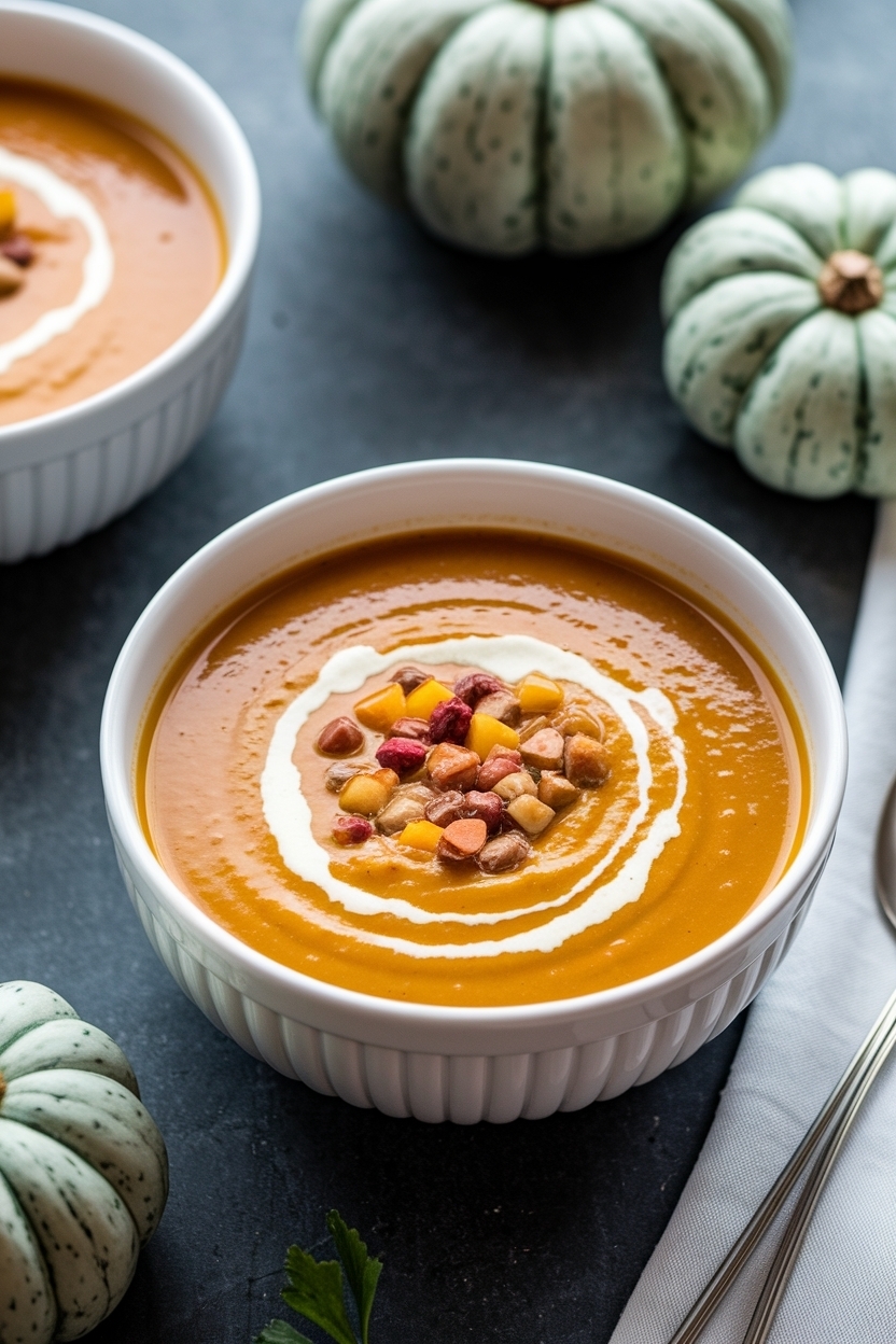 butternut squash soup recipe roasted fall