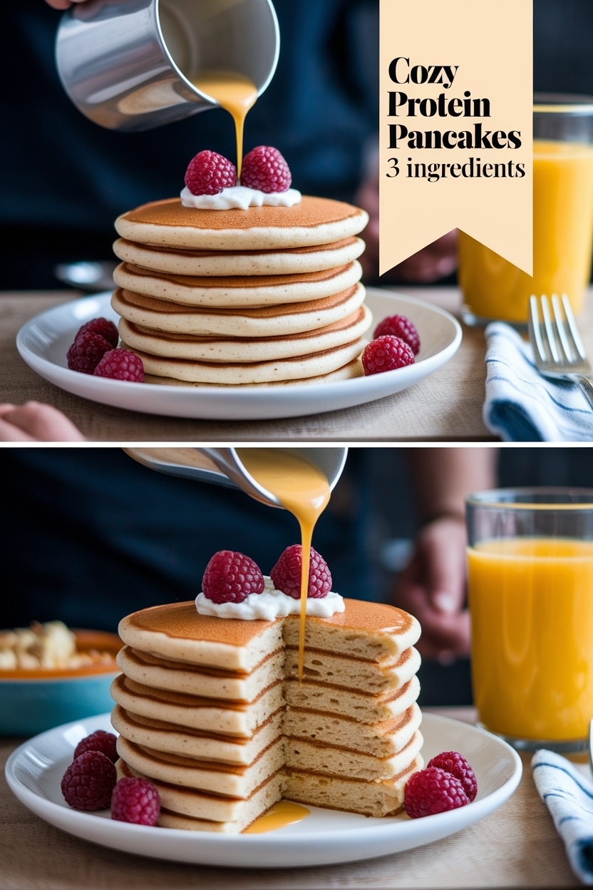 fluffy protein pancakes 3 ingredients