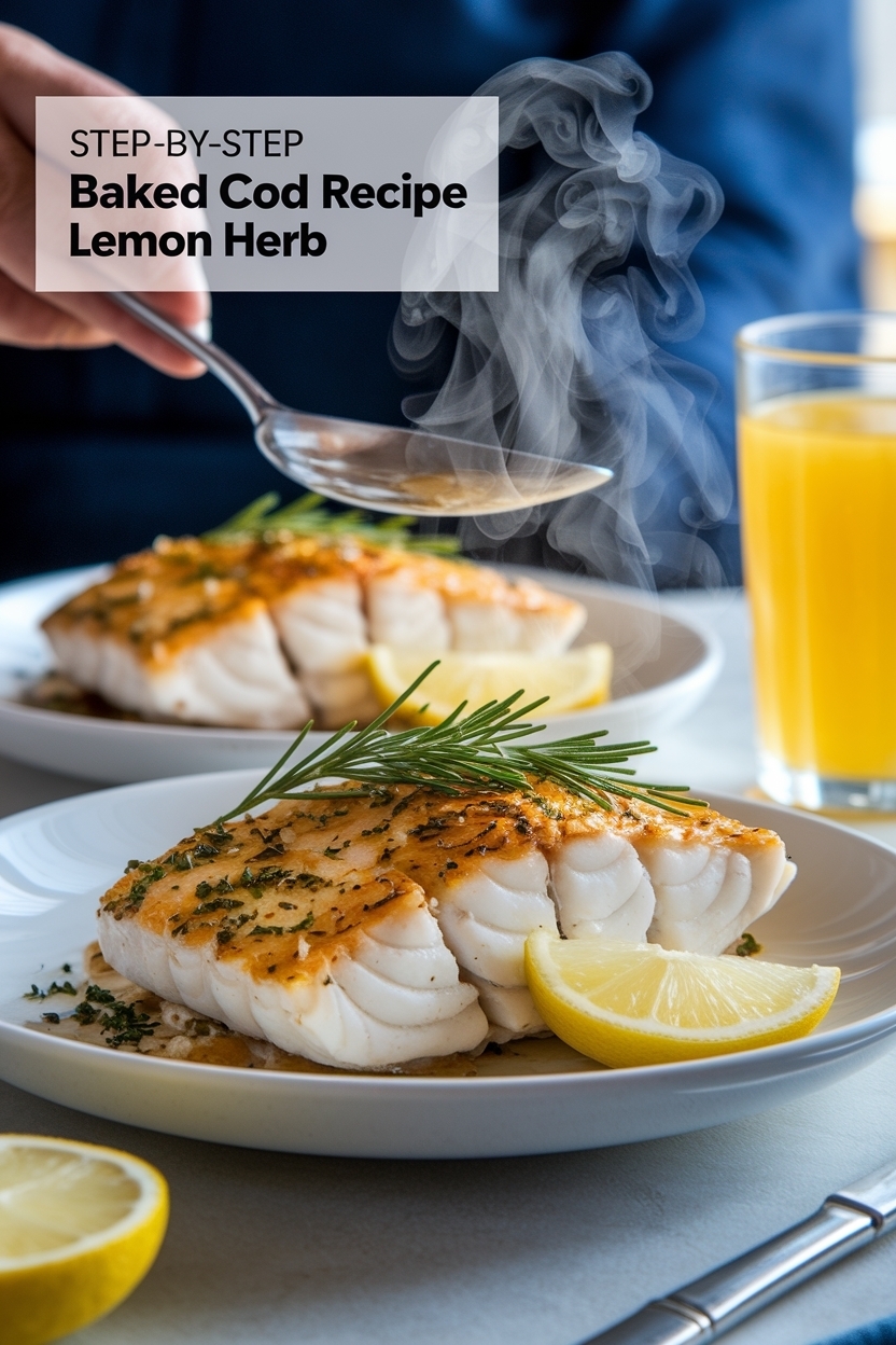 baked cod recipe lemon herb