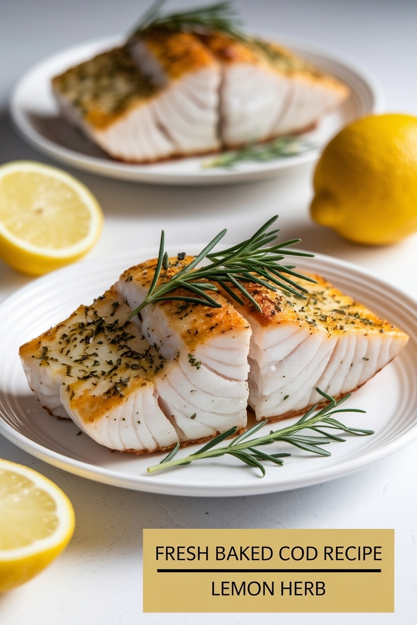 baked cod recipe lemon herb