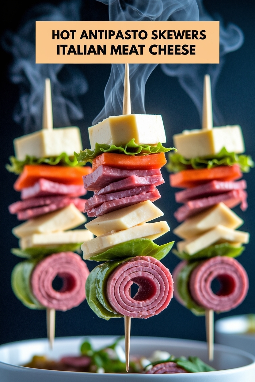 antipasto skewers recipe italian meat cheese
