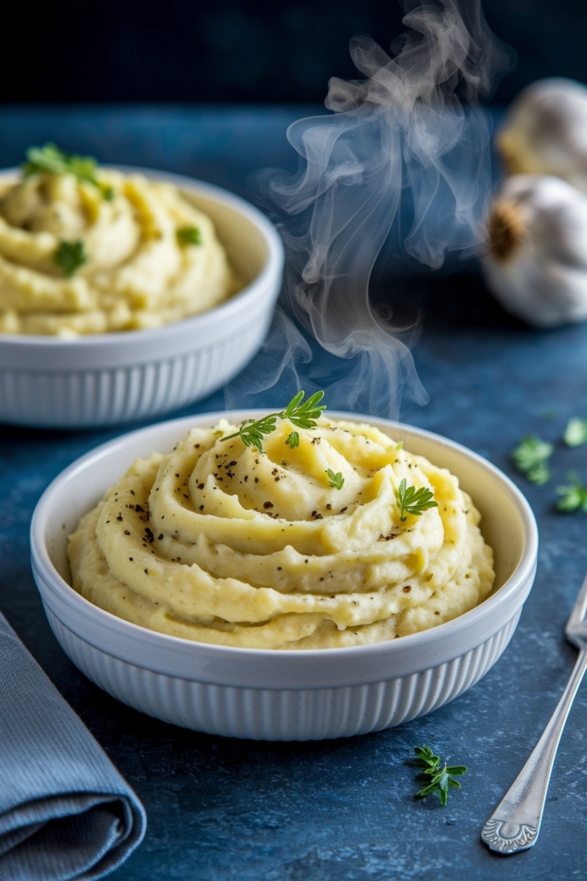 garlic mashed potatoes recipe creamy