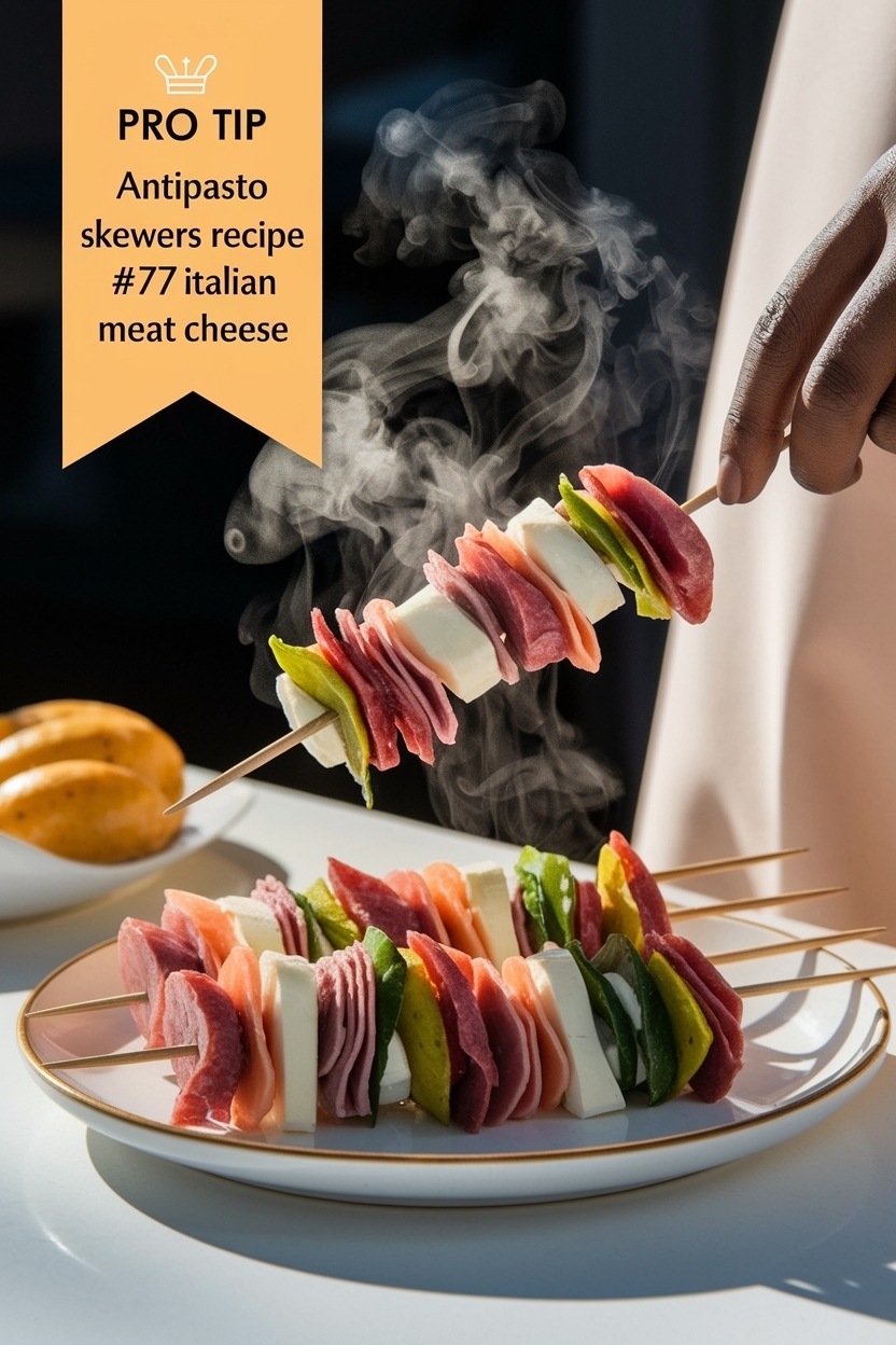 antipasto skewers recipe italian meat cheese