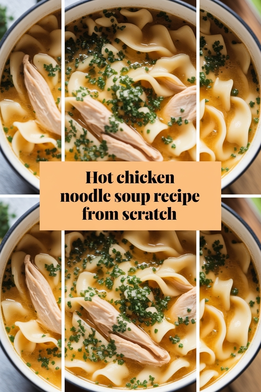 chicken noodle soup recipe from scratch