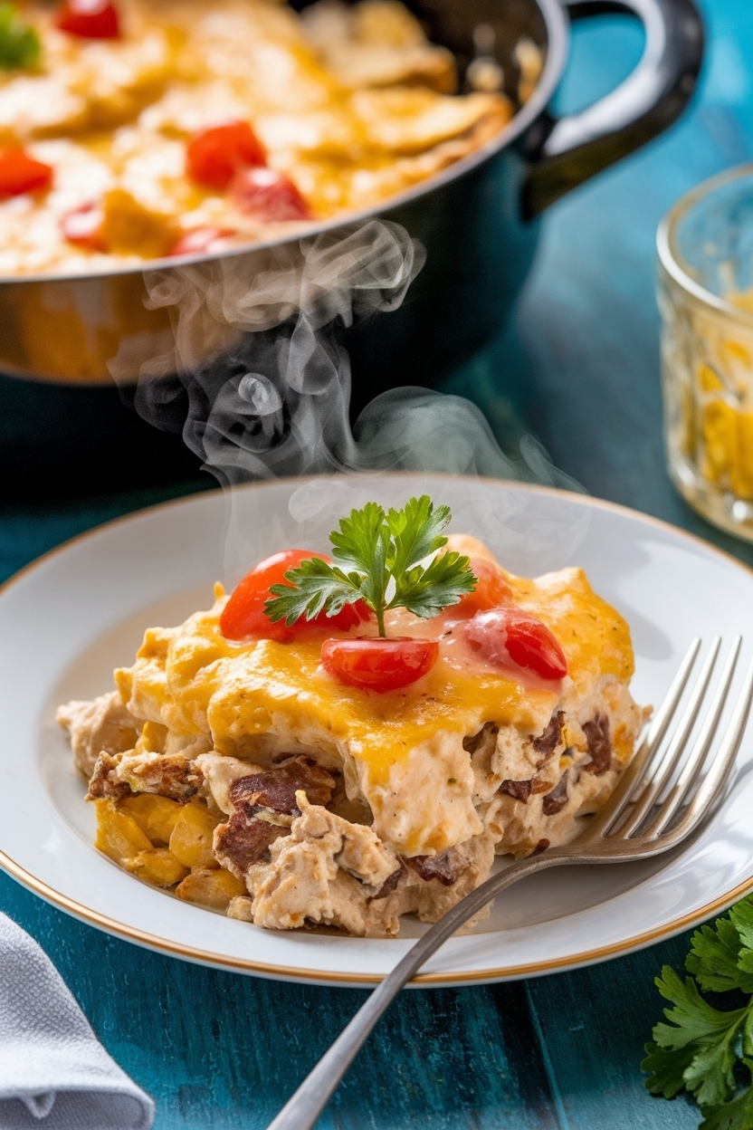 low carb chicken fajita casserole recipe