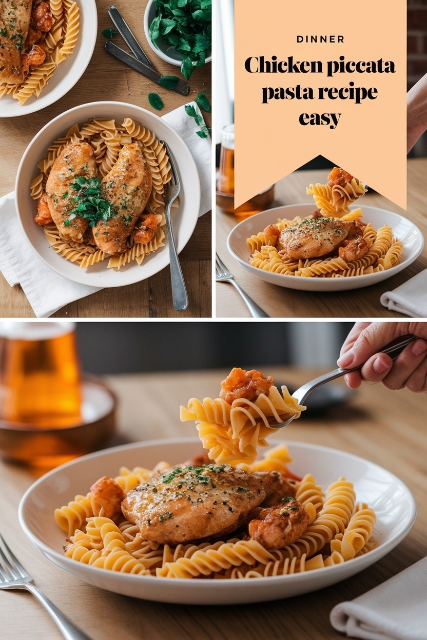 chicken piccata pasta recipe easy