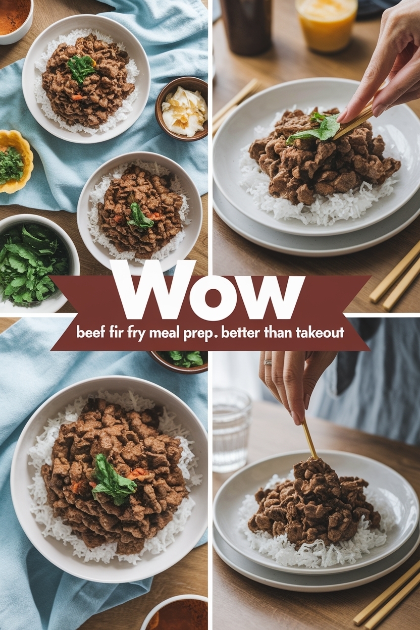 beef stir fry meal prep recipe better than takeout