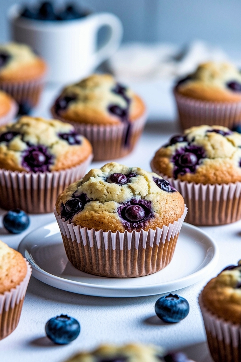 blueberry muffins recipe moist fluffy