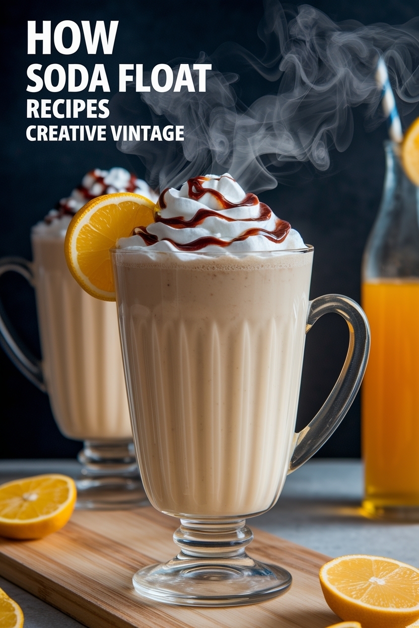 soda float recipes creative vintage