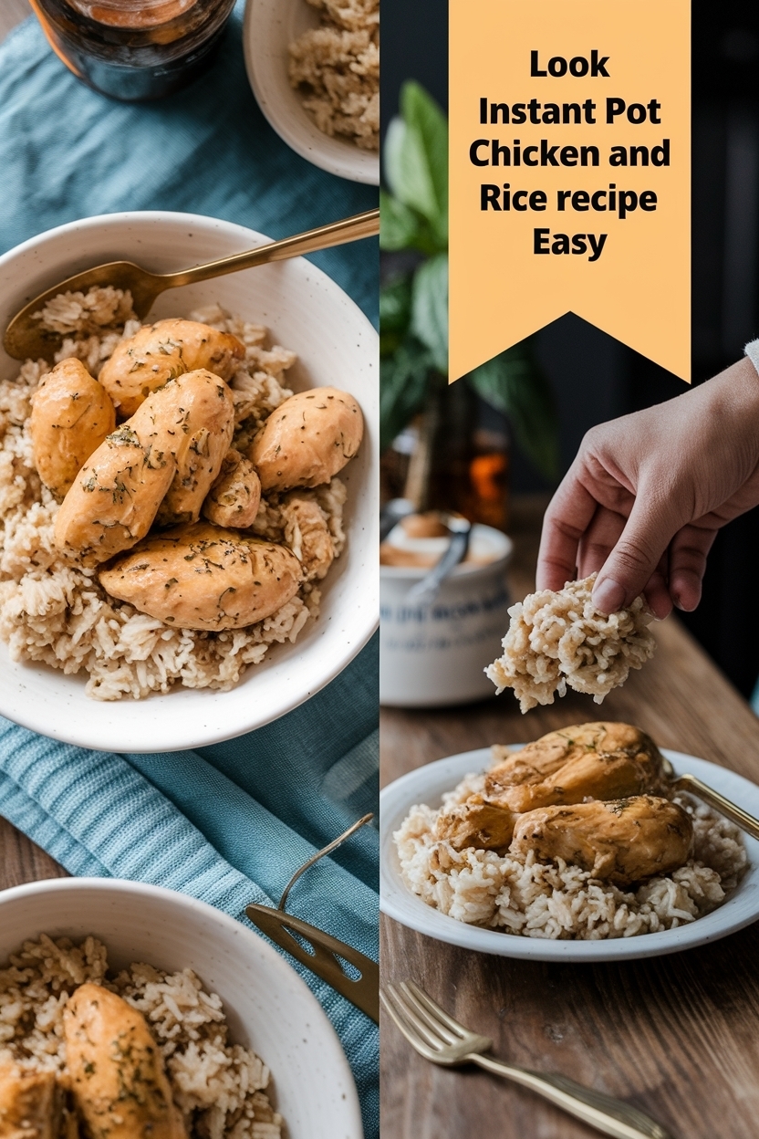 instant pot chicken and rice recipe easy