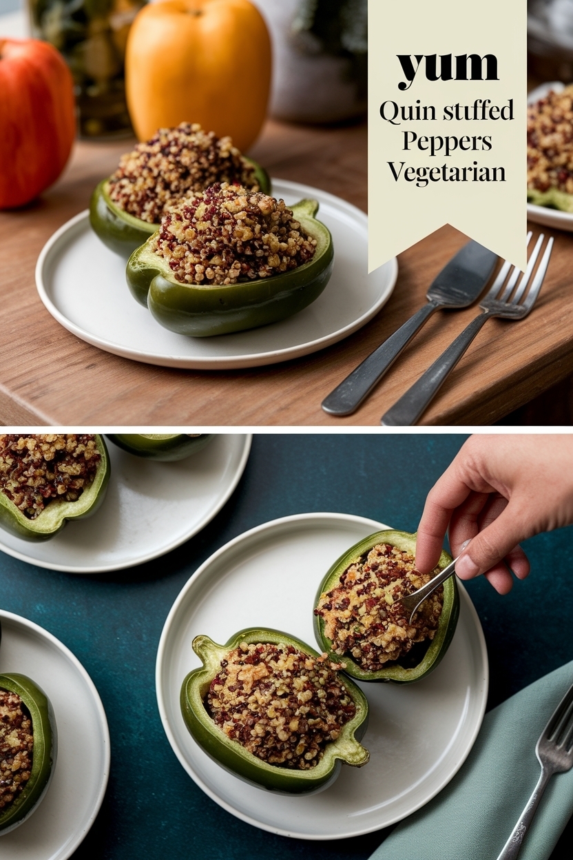 quinoa stuffed peppers vegetarian