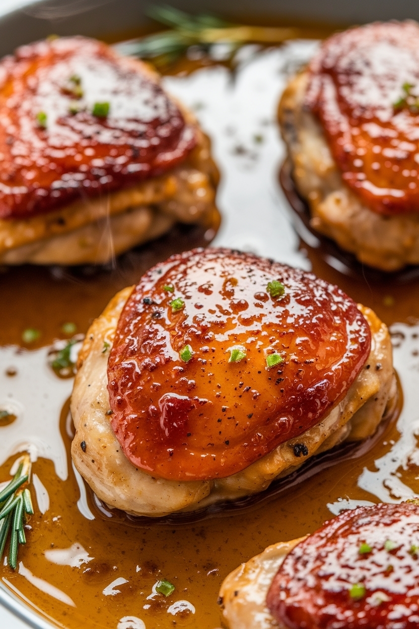 honey garlic chicken thighs baked