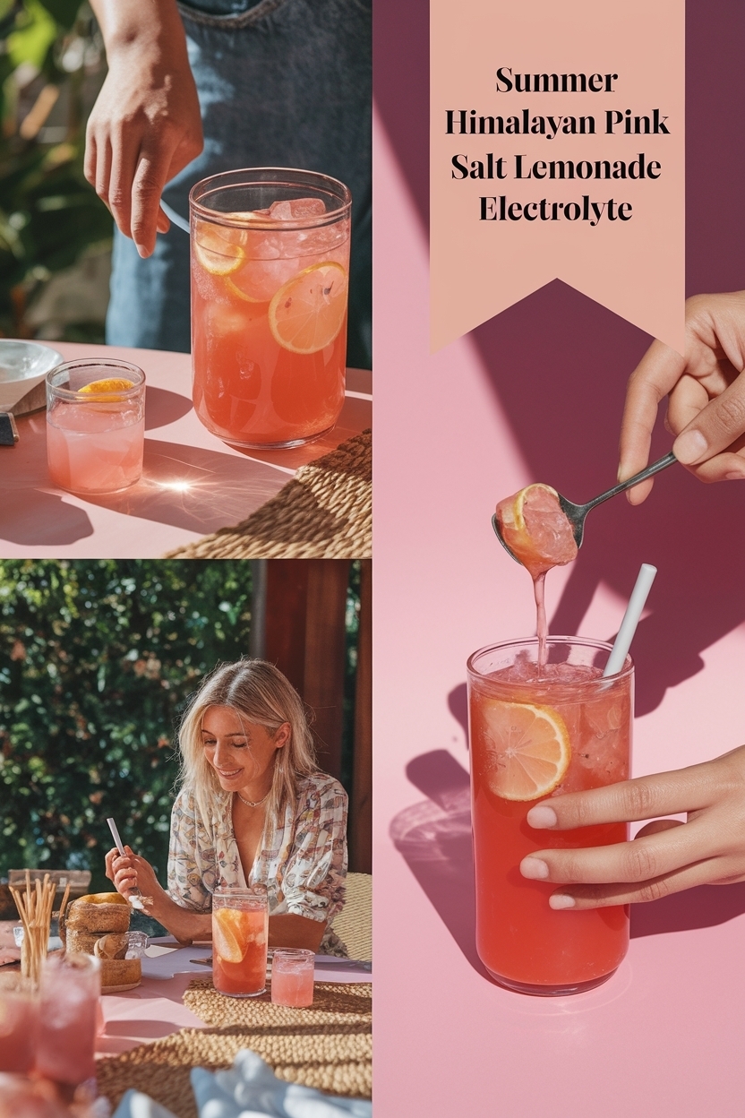 himalayan pink salt lemonade electrolyte