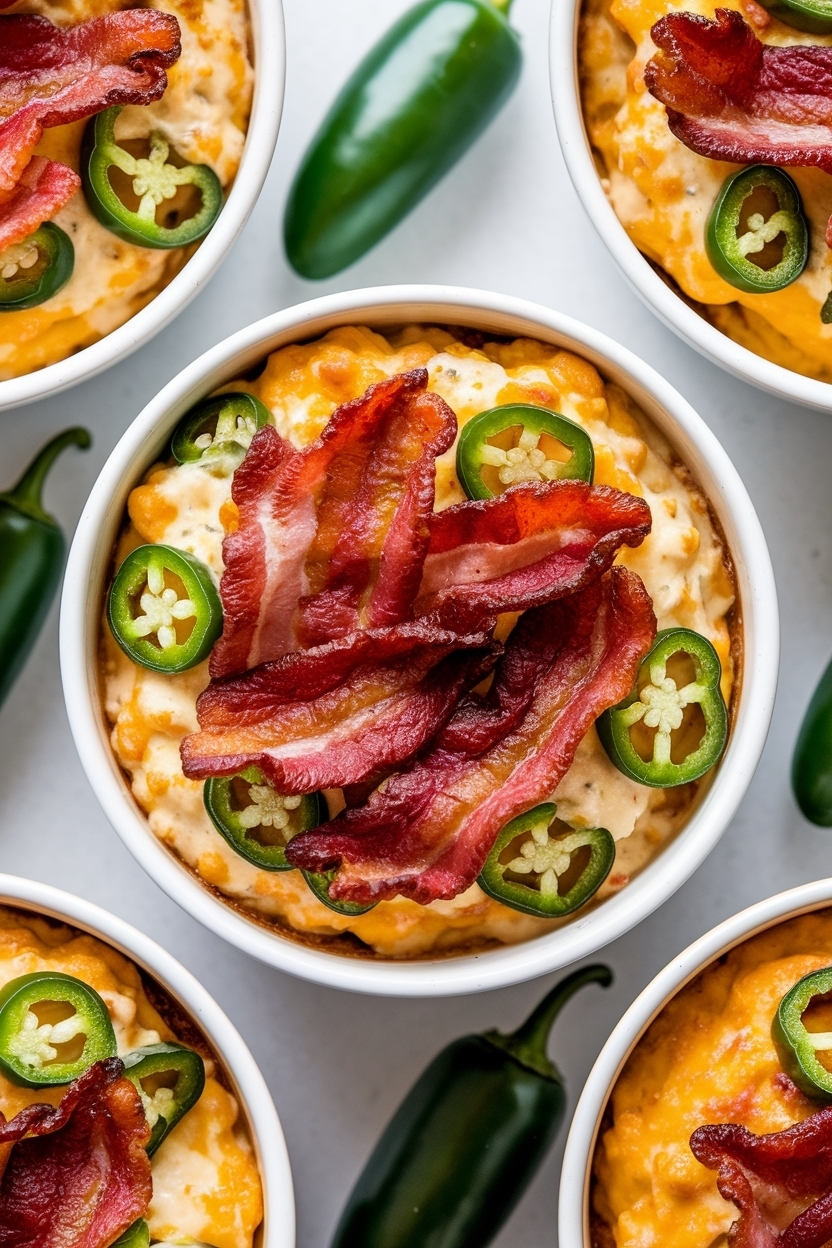 baked jalapeño popper dip with bacon