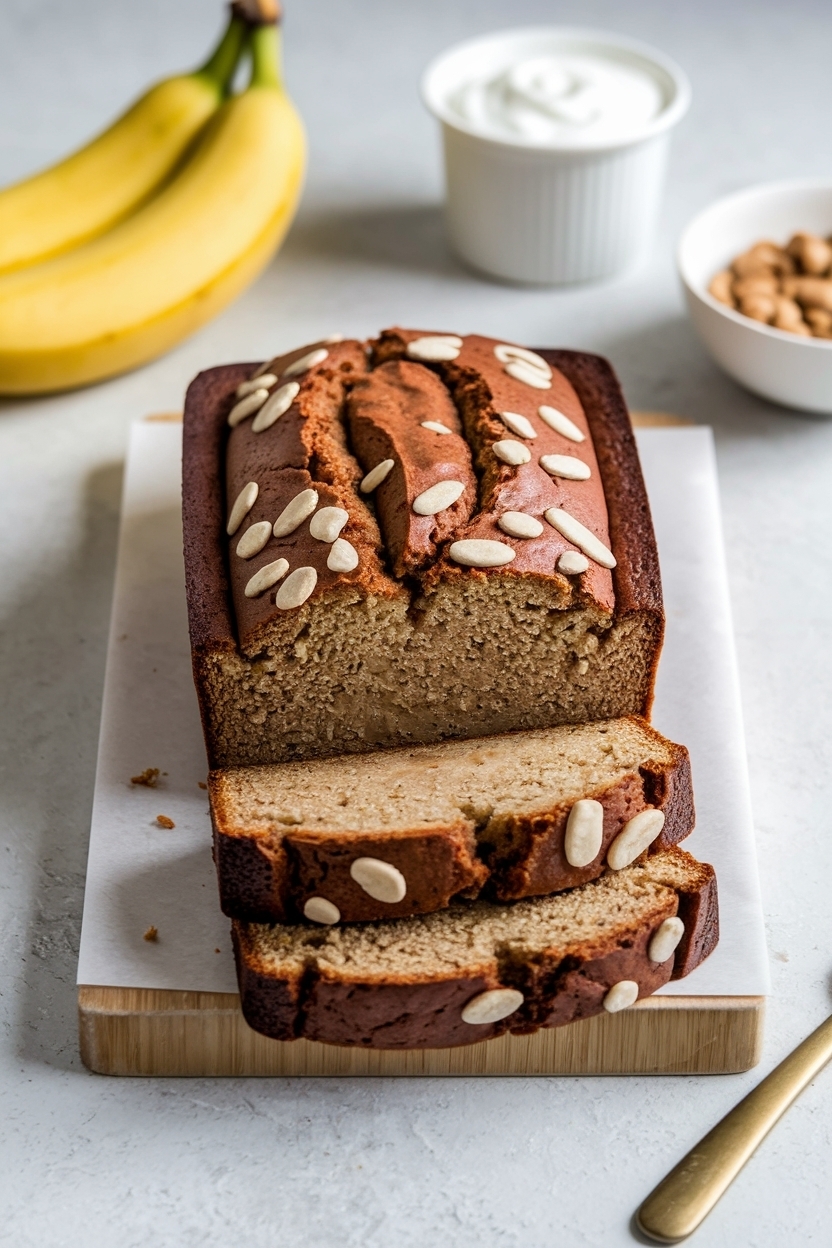 healthy banana bread recipe with greek yogurt