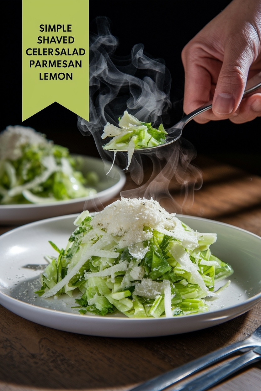 shaved celery salad parmesan lemon