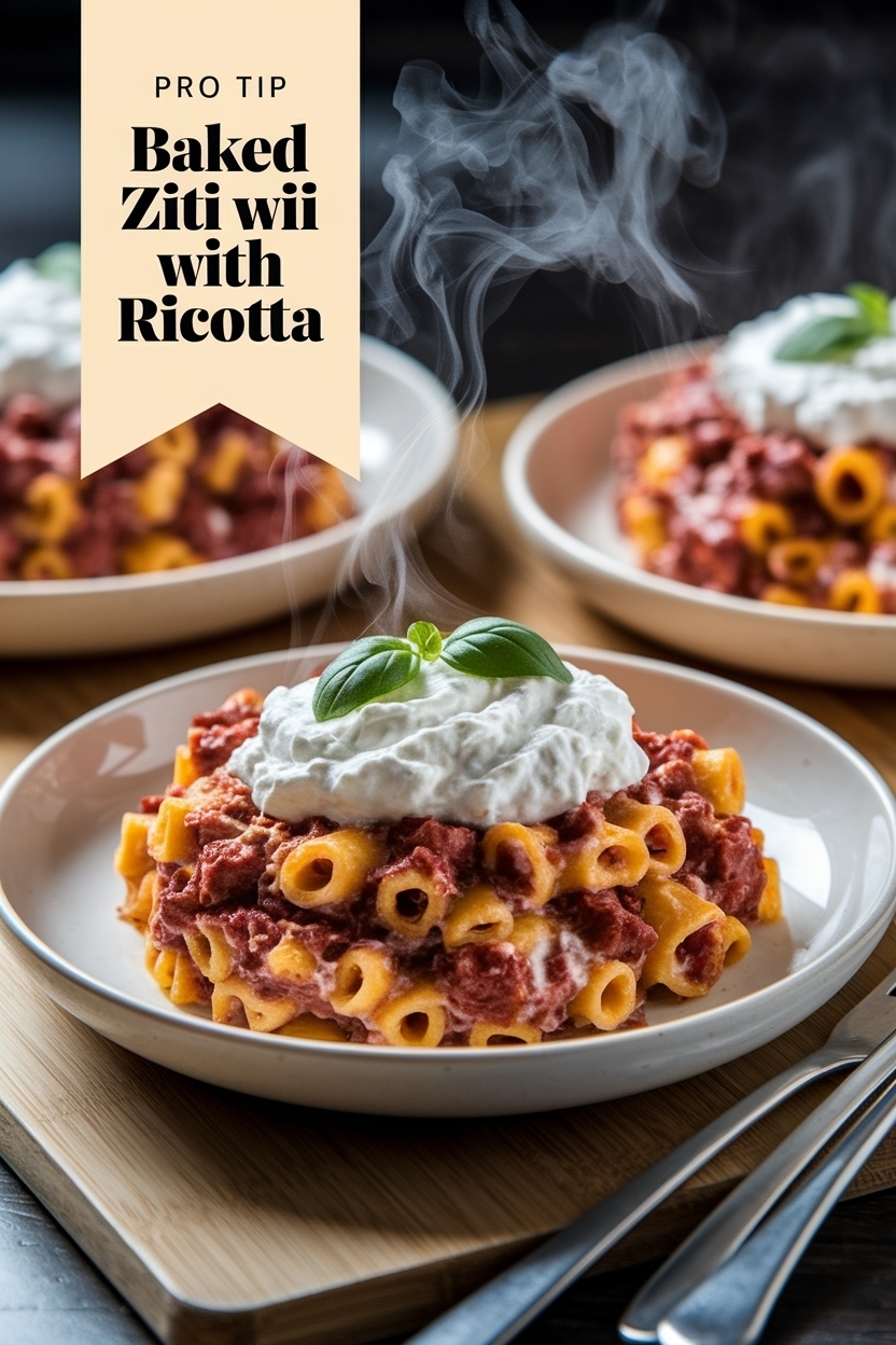 baked ziti with ricotta