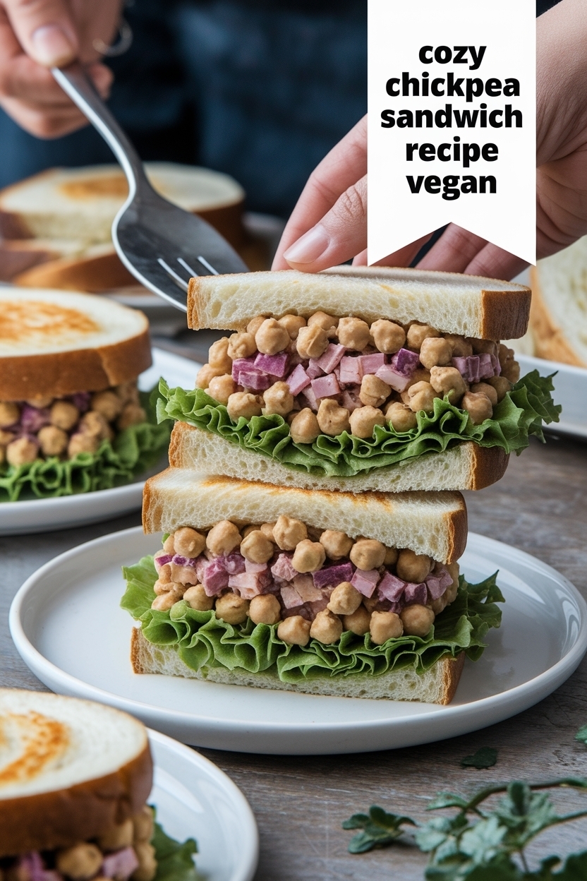 chickpea salad sandwich recipe vegan