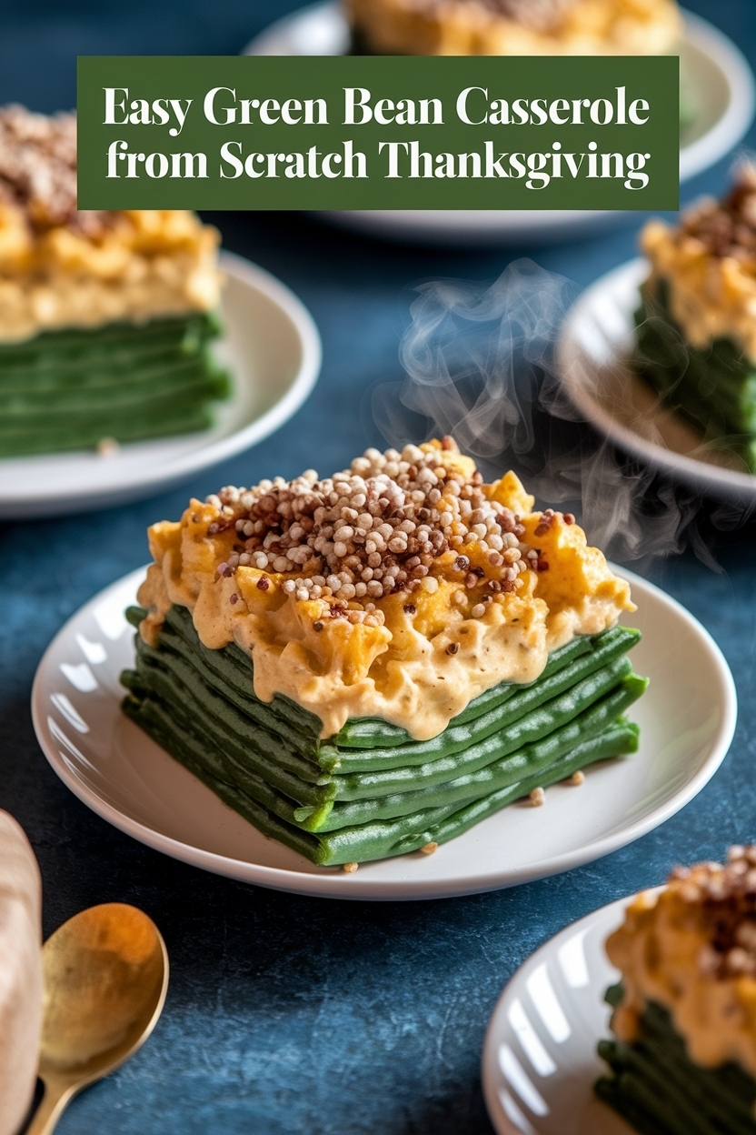green bean casserole recipe from scratch