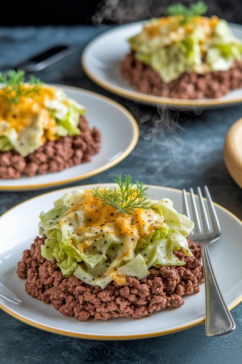 cabbage casserole recipe keto ground beef