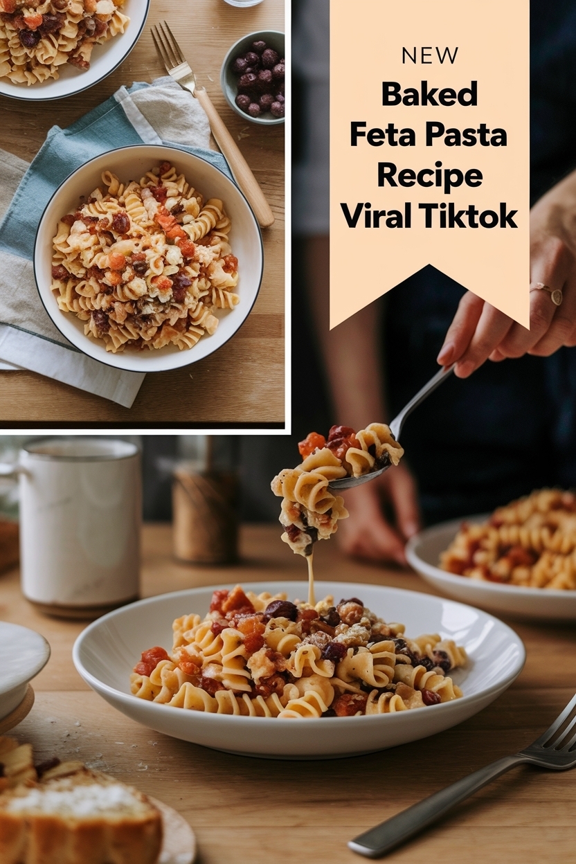 baked feta pasta recipe viral tiktok