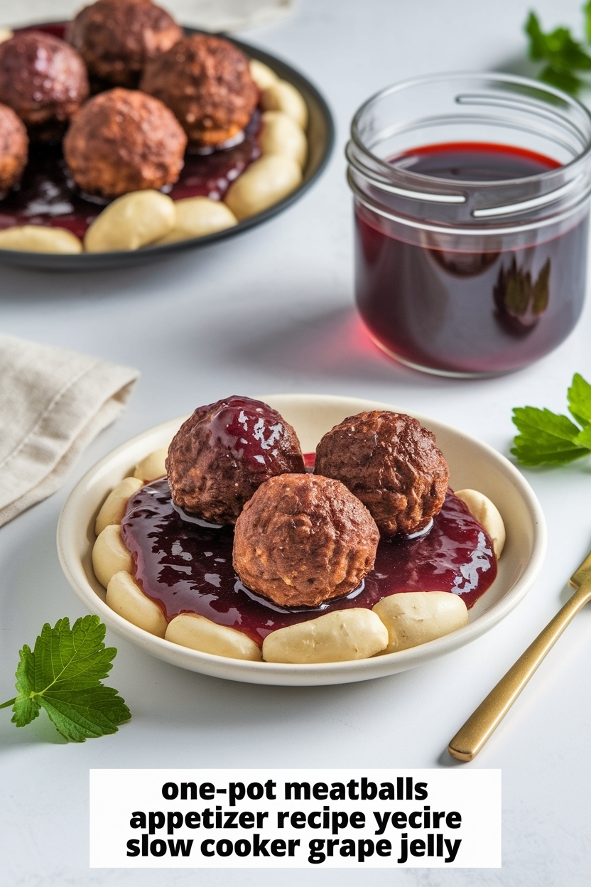 meatballs appetizer recipe slow cooker grape jelly