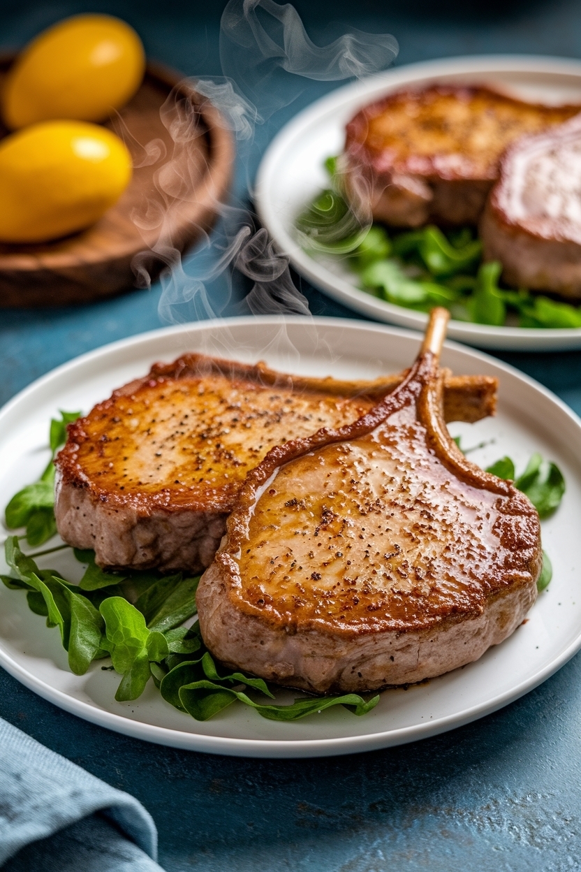 air fryer pork chops recipe juicy