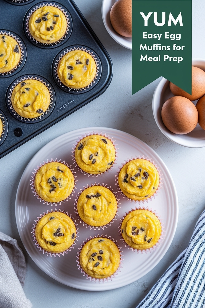 easy egg muffins recipe for meal prep