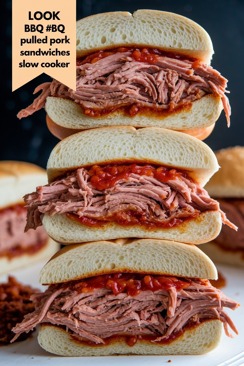 bbq pulled pork sandwiches slow cooker