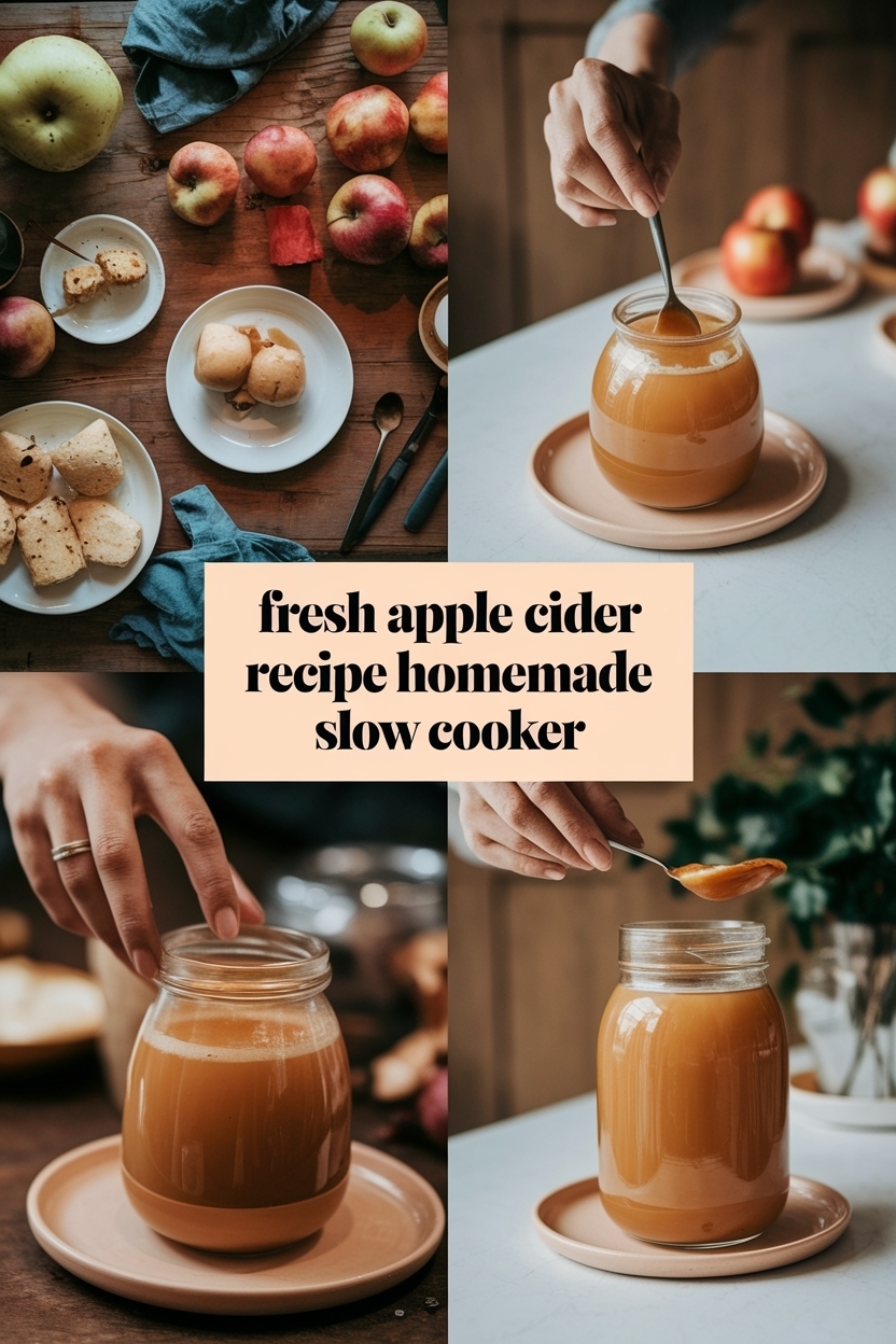 apple cider recipe homemade slow cooker