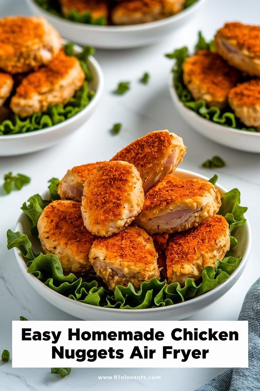 homemade chicken nuggets air fryer
