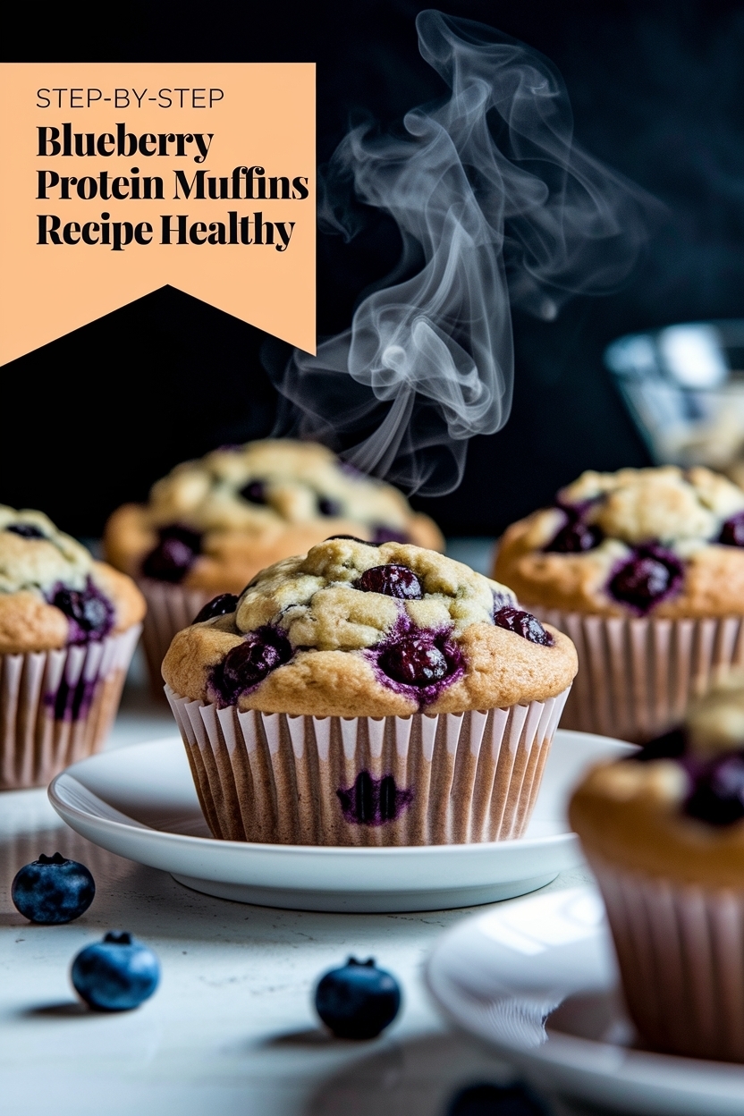 blueberry protein muffins recipe healthy