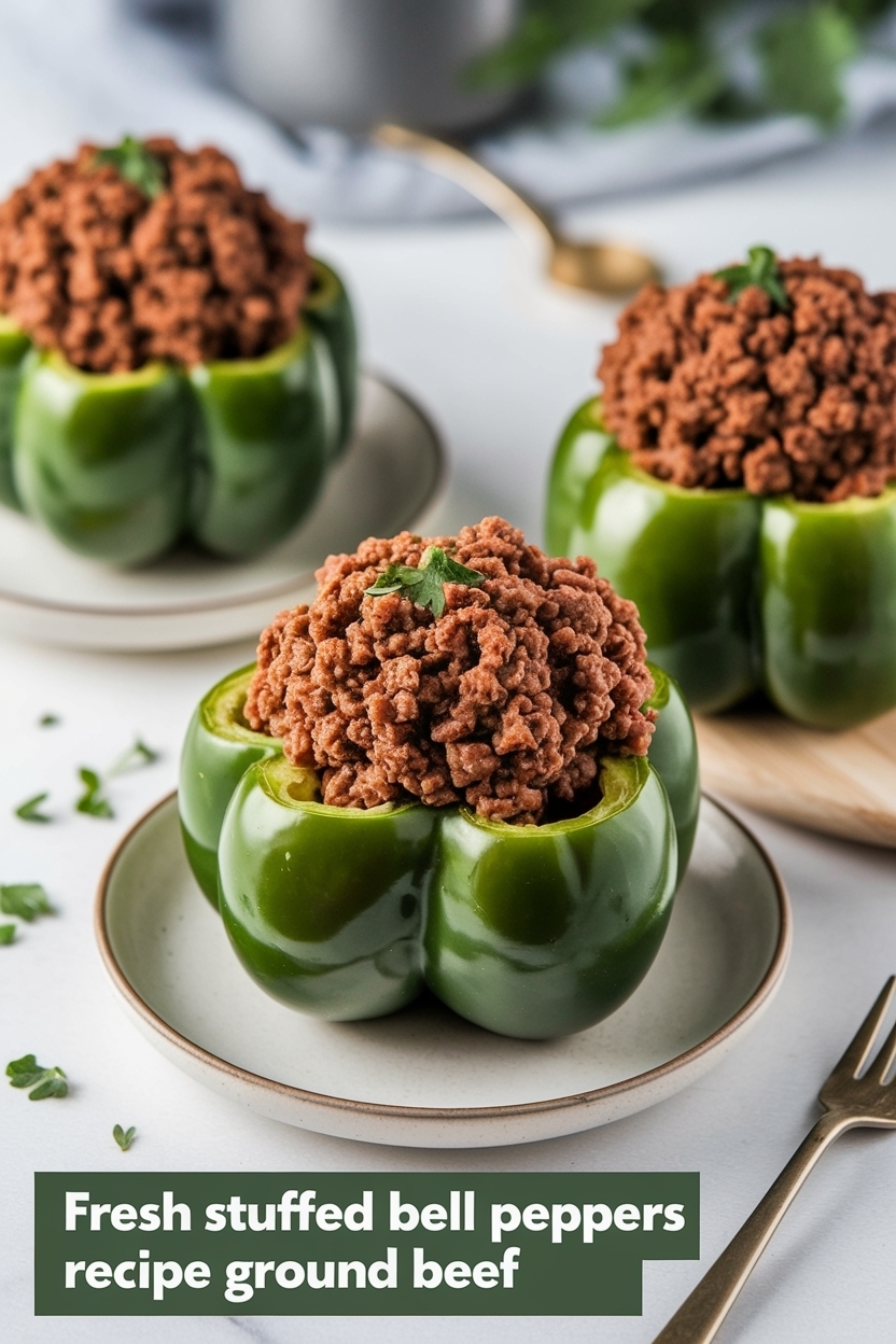stuffed bell peppers recipe ground beef