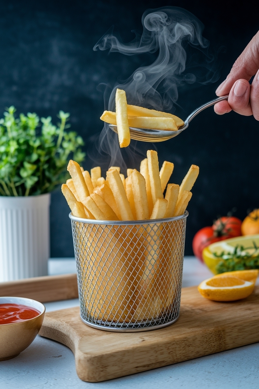 air fryer french fries recipe crispy homemade