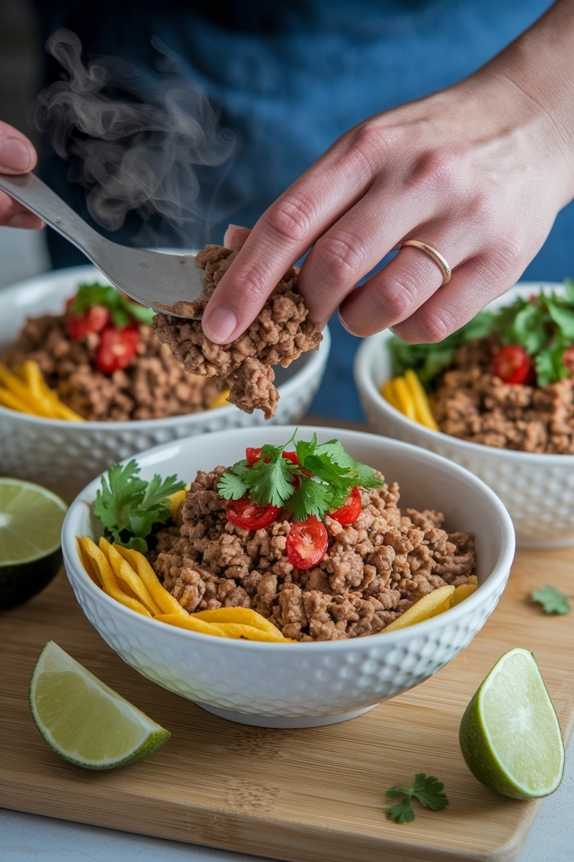 taco meal prep bowls recipe ground turkey