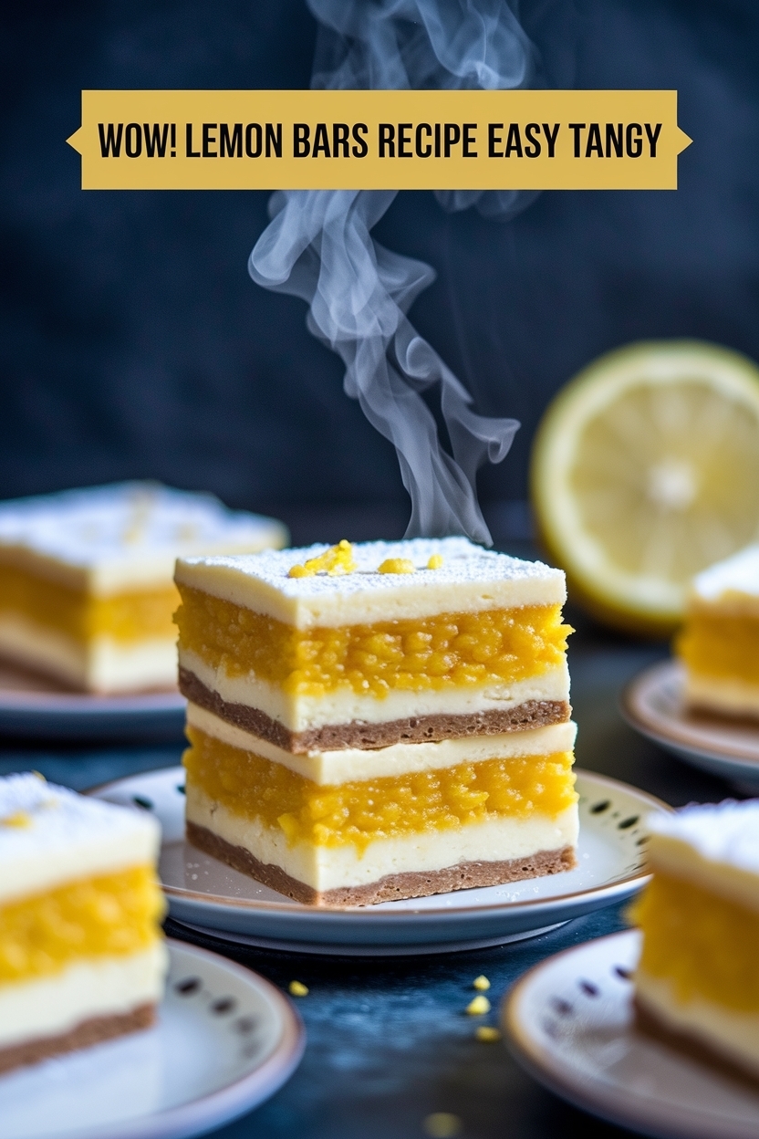 lemon bars recipe easy tangy