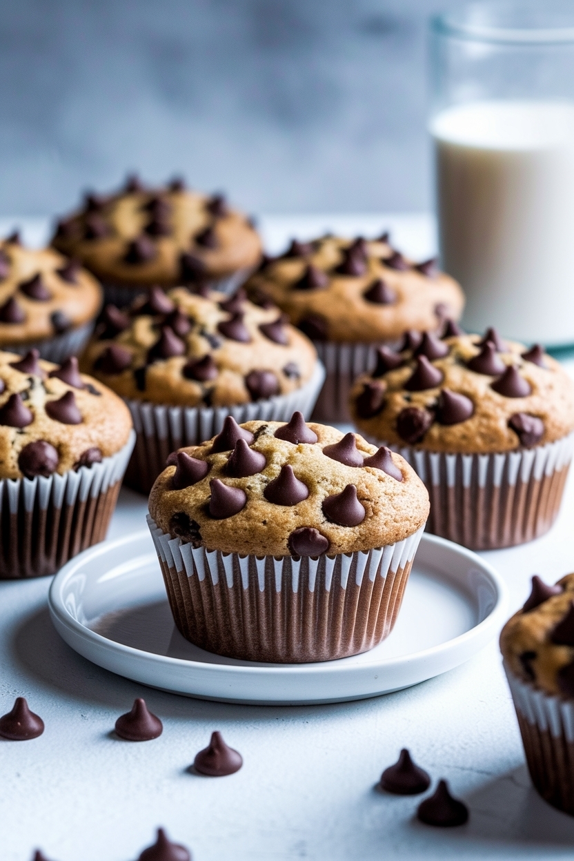 chocolate chip muffins recipe moist