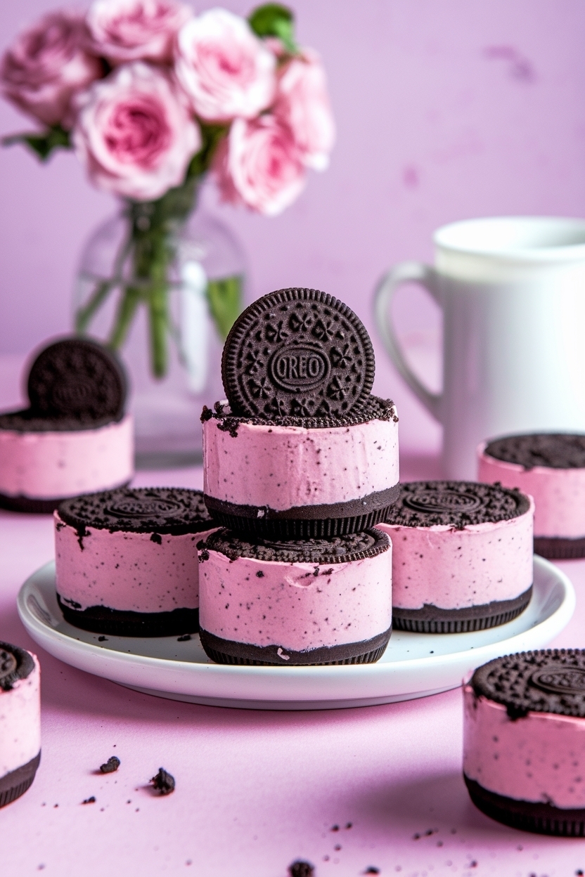 no bake cheesecake bites recipe oreo crust