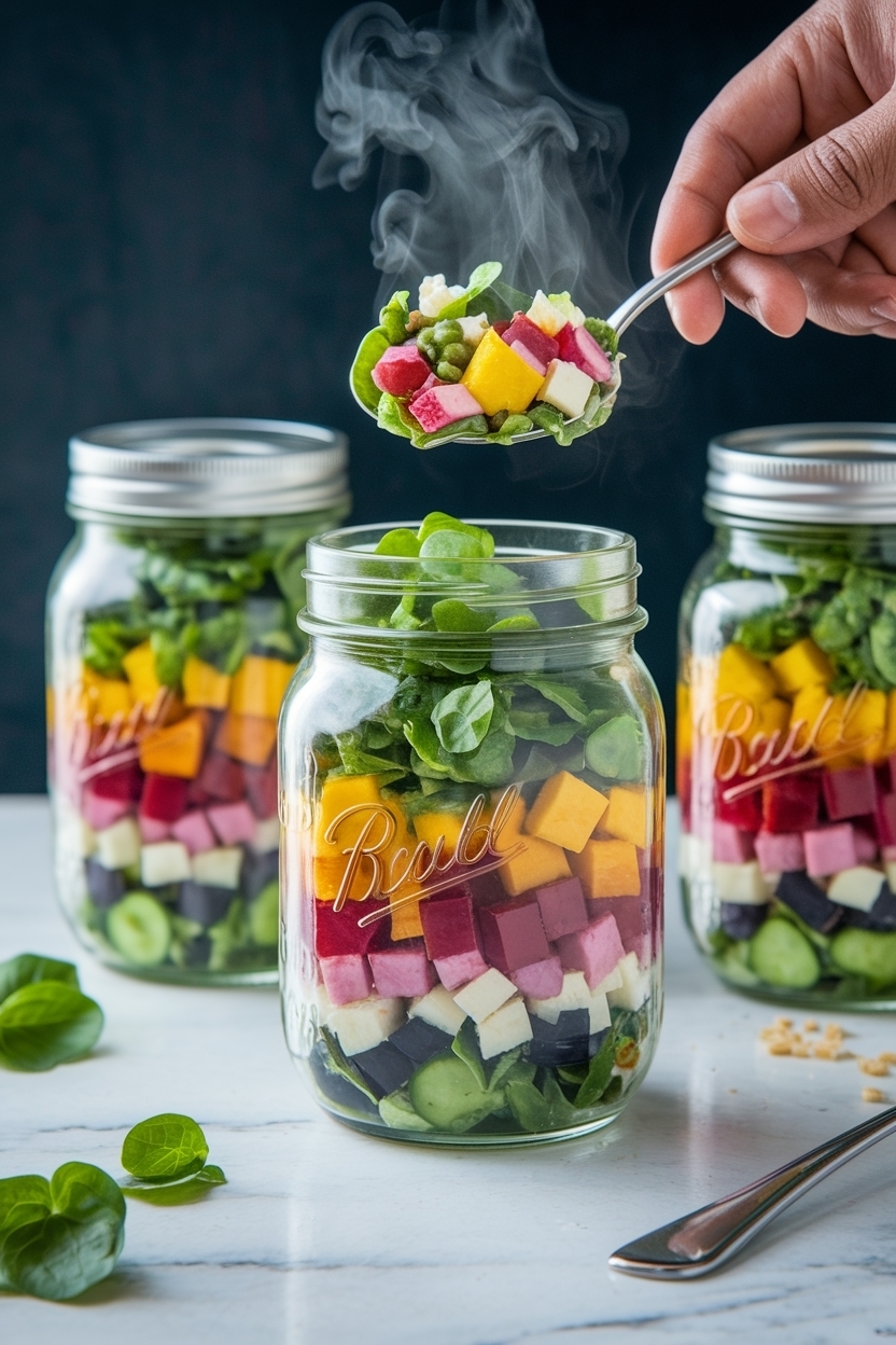 mason jar salad recipes meal prep healthy