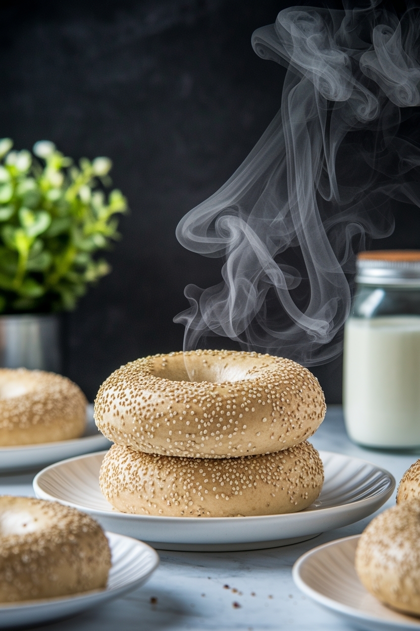 greek yogurt protein bagels 2 ingredient dough